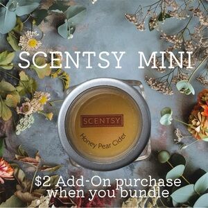 $2 Add-On 🆕Scentsy Mini Honey Pear Cider Home Fragrance